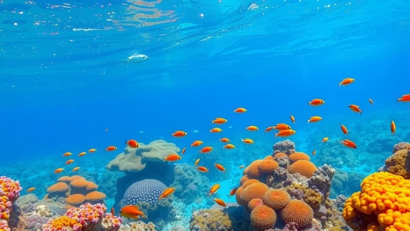 Dykning i Australien upptäck Stora barriärrevet