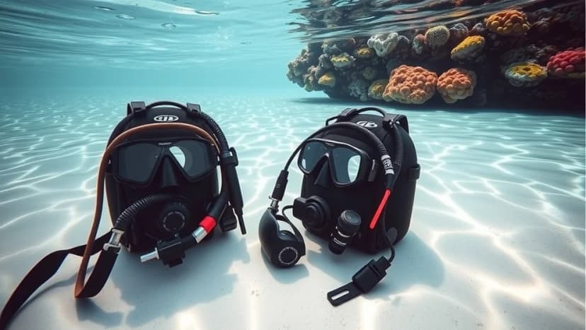 Dykresor för par romantik under ytan